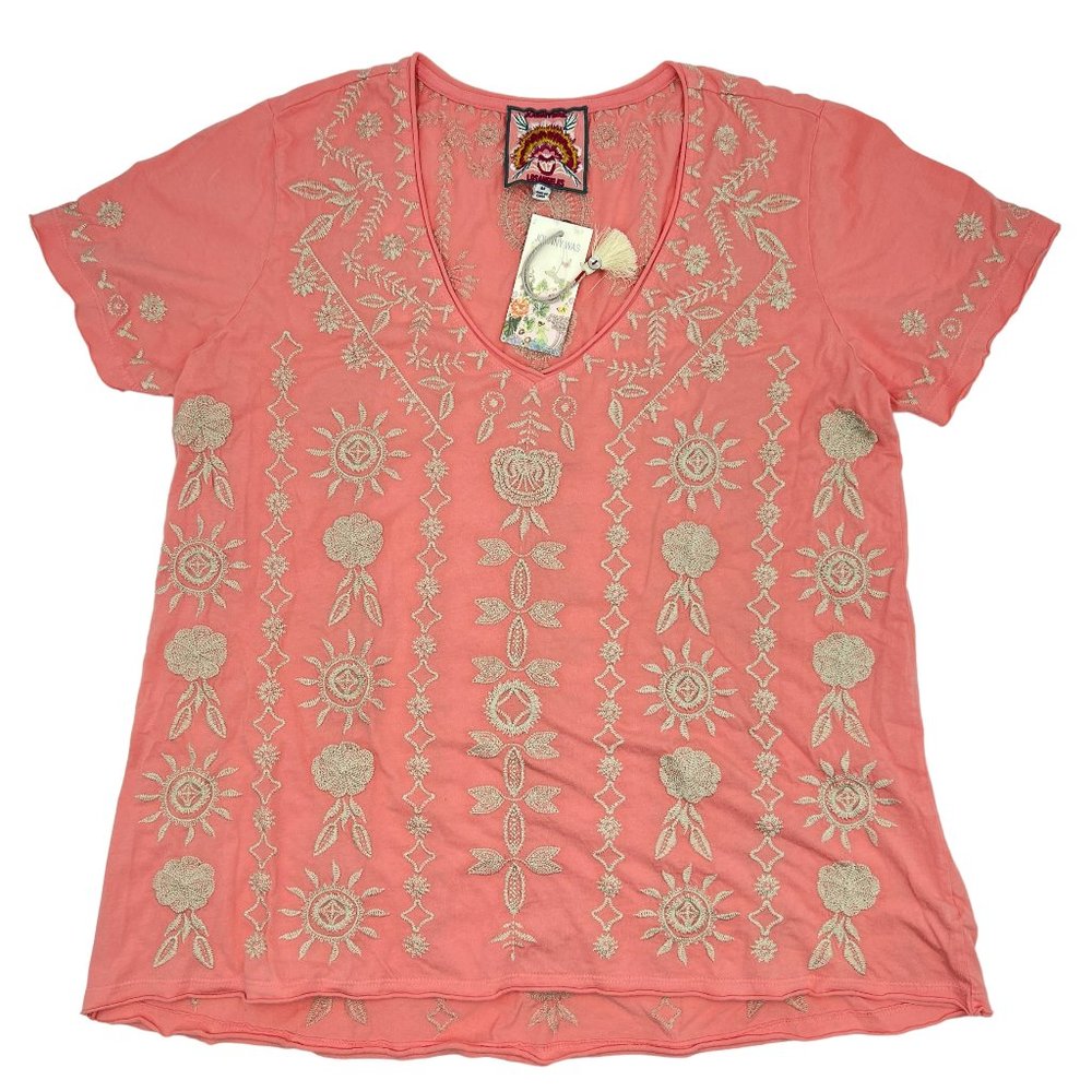 Johnny Was Makana Everyday Tee Size Medium